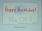 happy birthday Mac